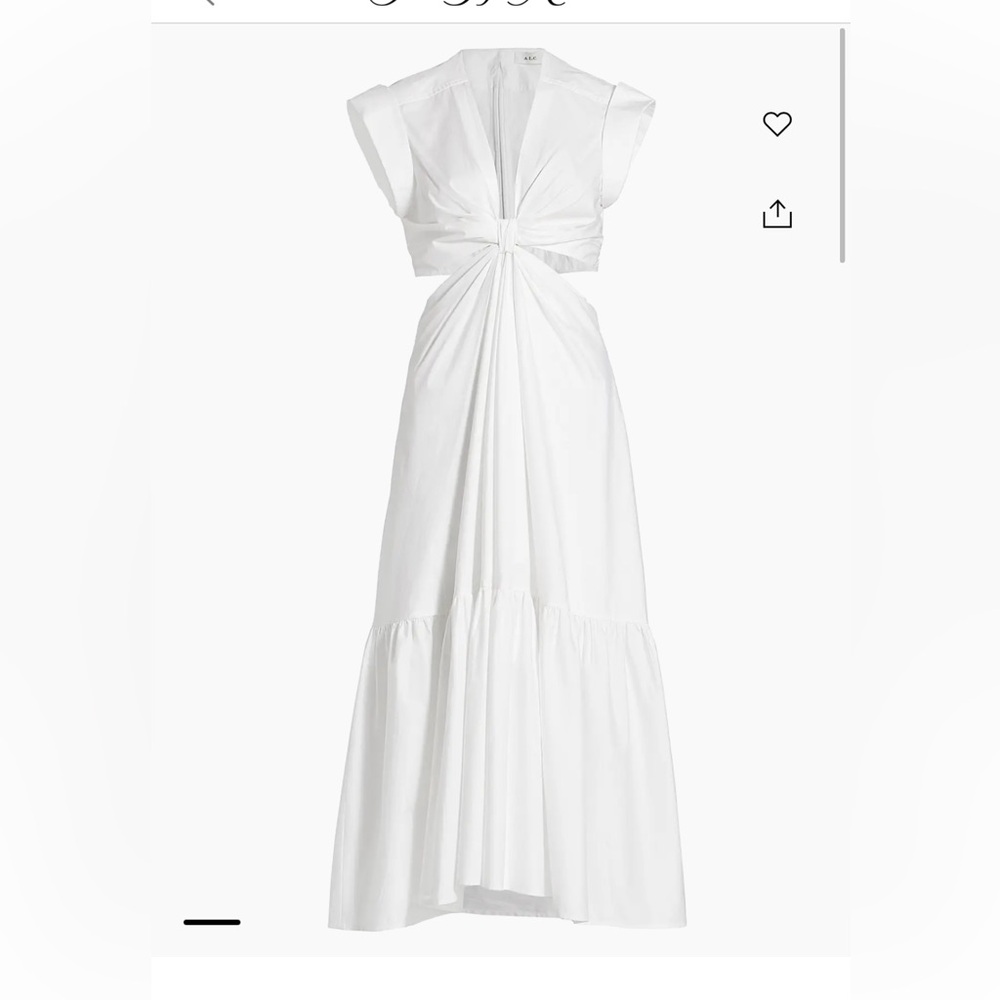 Alc Alexandria dress in white